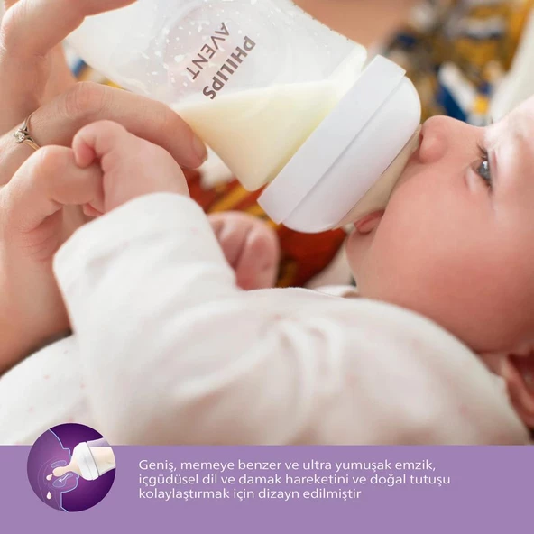 Nessiworld   Avent Doğal Tepkili Natural Response 2'Li Biberon Emziği No:2 0+ Ay - 3