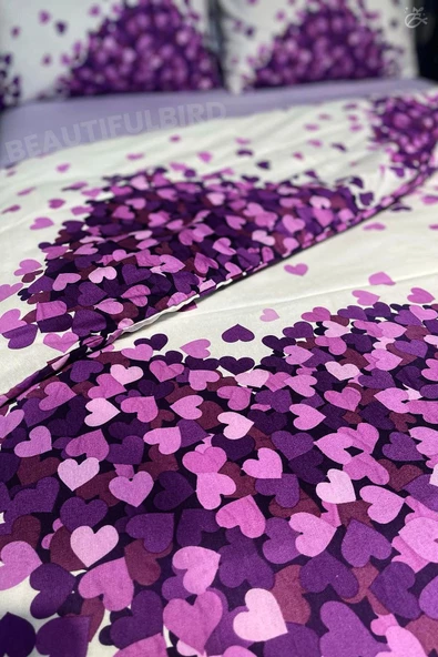 Çarşaflı Çift Kişilik Nevresim Takımı Pamuklu - 2