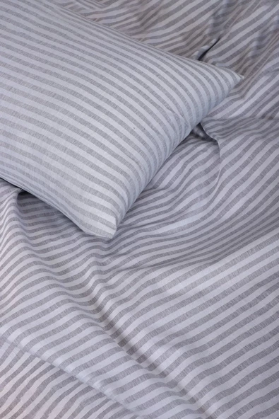 Çarşaflı Tek Kişilik Nevresim Takımı Pamuklu - 4