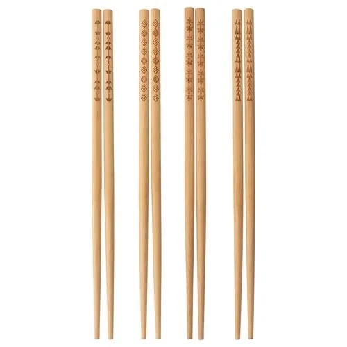 SUMUHOME TREBENT CHOPSTICK YEMEK ÇUBUĞU BAMBU 4 ÇİFT