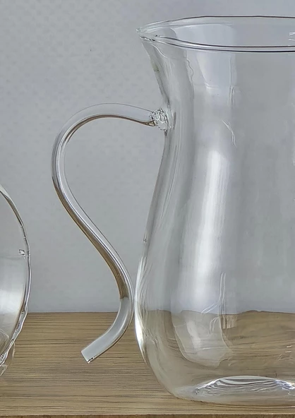 6lı Cam Çay Bardağı Seti - Kulplu Çay Bardağı Takımı - 6 Parça, 150 ML - 5