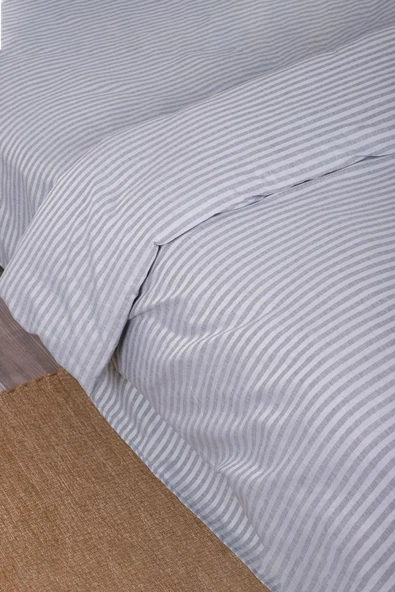 Çarşaflı Çift Kişilik Nevresim Takımı Pamuklu - 2