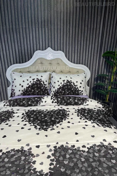 Çarşaflı Çift Kişilik Nevresim Takımı Pamuklu - 2