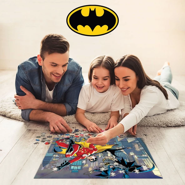 Nessiworld  Prime 3D - Batman ve Robin 300 Parça Yetişkin Puzzle 32710