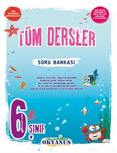6. Sınıf Tüm Dersler Soru Bankası Okyanus Yayınları