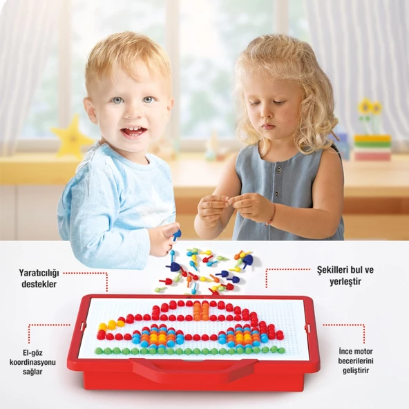 Nessiworld Arkadaşım Çivi Oyunu Çanta - 4