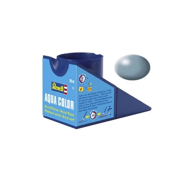 NessiWorld Aqua Color Grey Silk Boya - 18 ml
