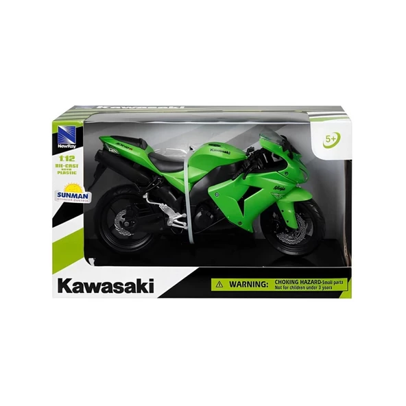 Nessiworld Kawasaki 1/12 Zx-10r 2006 Model Yeşil Motorsiklet