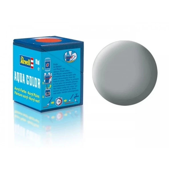 NessiWorld Aqua Color Light Grey - Mat Boya- 18 ml - 2