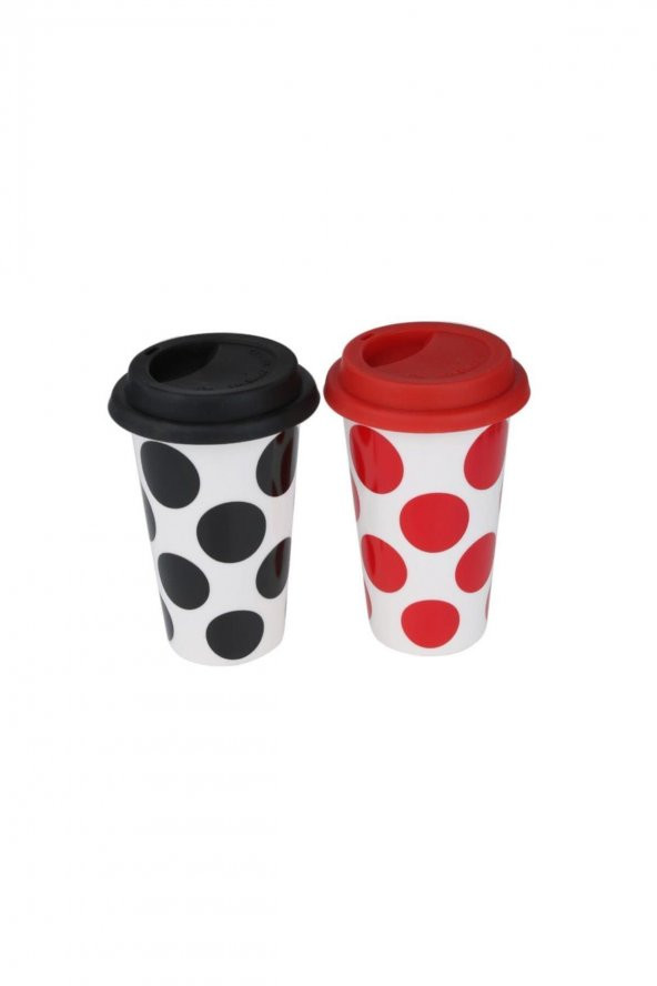 Lucky Art Point Silikon Kapaklı 2 Li Kupa LYEG 161