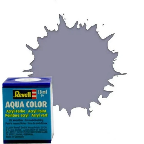 NessiWorld Aqua Color Grey - Mat Usaf Boya- 18 ml - 2