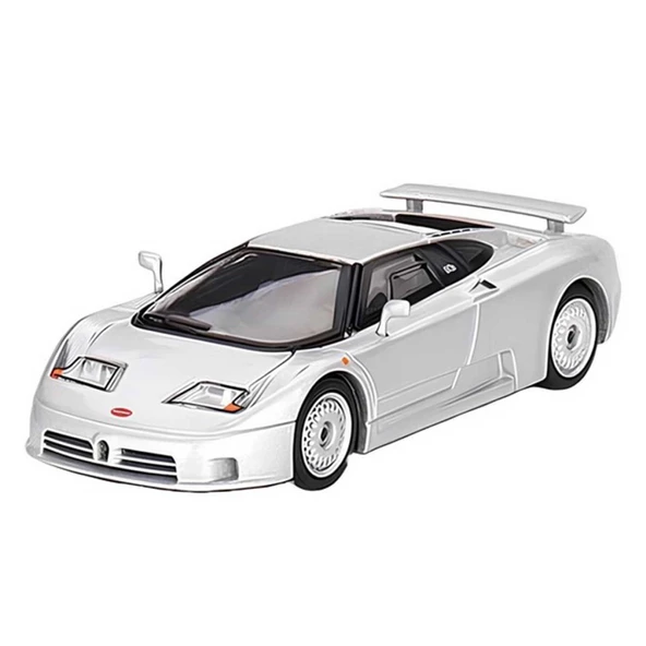 Nessiworld Mini Gt 1:64 Bugatti EB110 GT Grigio Chiaro - 2