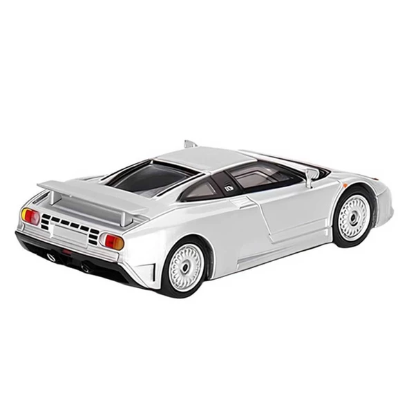 Nessiworld Mini Gt 1:64 Bugatti EB110 GT Grigio Chiaro - 3