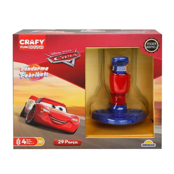 Nessiworld Cars Dondurma Fabrikası Oyun Hamuru Seti 200 gr 29 Parça - 1