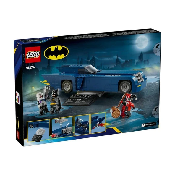 Nessiworld 76274 Lego Marvel Batmobile Batman Harley Quinn ve Mr. Freeze 435 parça +8 yaş - 10
