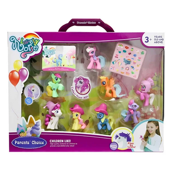 Nessiworld  8'li Mini Pony Figür Seti - 2