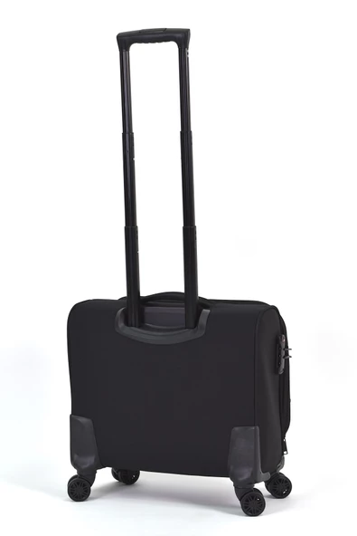Fossil Macbook Air - Macbook Pro 15.6&16 İnç Uyumlu Laptop Bölmeli Kabin Boy Pilot Valiz Siyah FSL031 - 8