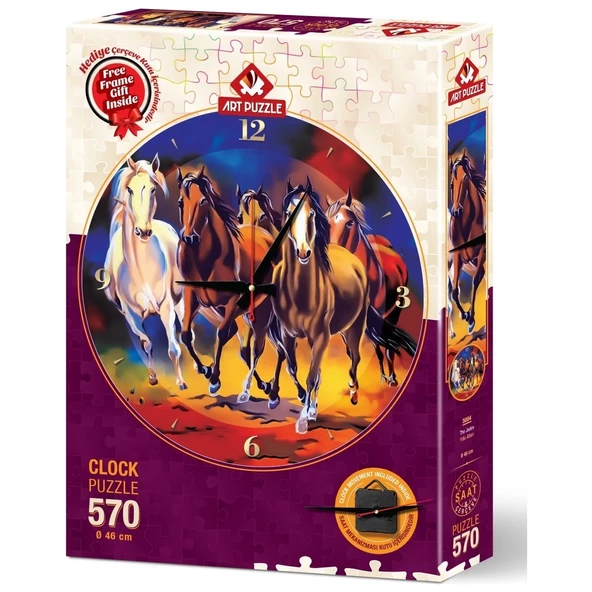 ART PUZZLE YILKI ATLARI 570 PARÇA