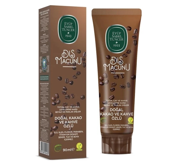 Nessiworld  Eyüp Sabri Tuncer Doğal Diş Macunu 90 Gr Kakao & Kahve Özlü - 4