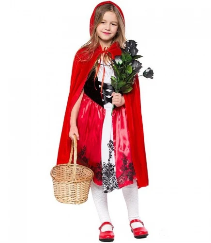 Nessiworld Kırmızı Başlıklı Kız Şapkalı Pelerin 90 cm - 2