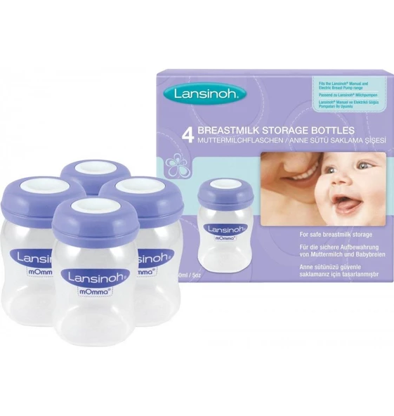 Nessiworld    Anne Sütü Saklama Kabı 4Lü - 2