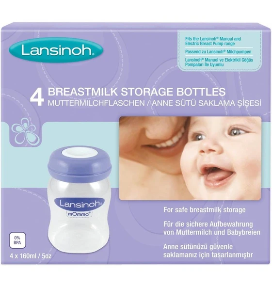 Nessiworld    Anne Sütü Saklama Kabı 4Lü - 9