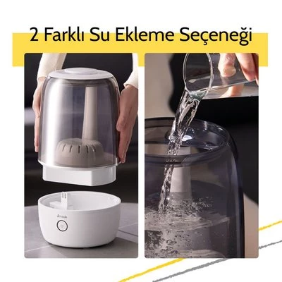 Nessiworld  Deerma F60W Dijital Üstten Dolum Ultrasonik Soğuk Hava Nemlendirici