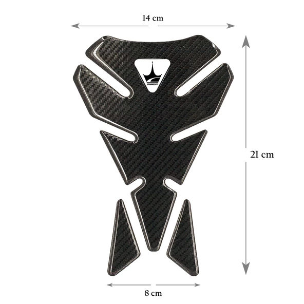 Grippatch Triumph Motosikletler ile Uyumlu Universal 6D Karbon Tank Pad GC04 - 2