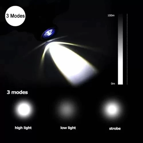 F-323 Q5 Led Lityum Polimer Su Geçirmez Şarjlı Kafa Feneri - Resim 5