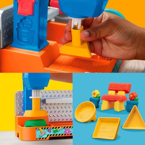 Nessiworld  Play-Doh Stamp n Saw Tool Bench - Resim 4