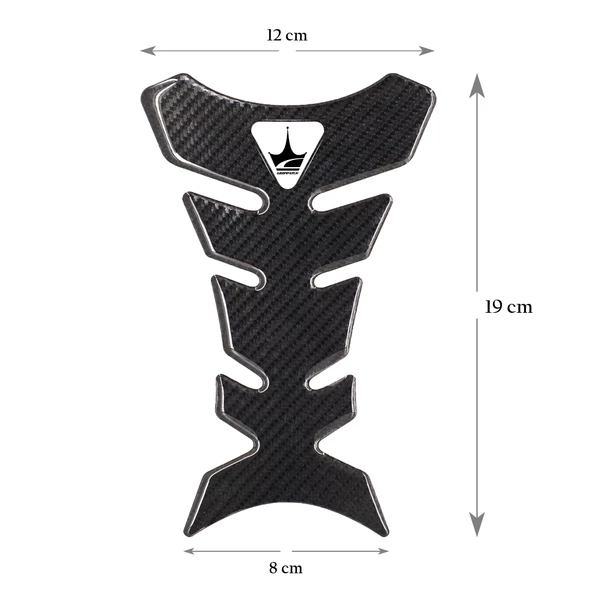 Grippatch Triumph Motosikletler ile Uyumlu Universal 6D Karbon Tank Pad GC08 - 2
