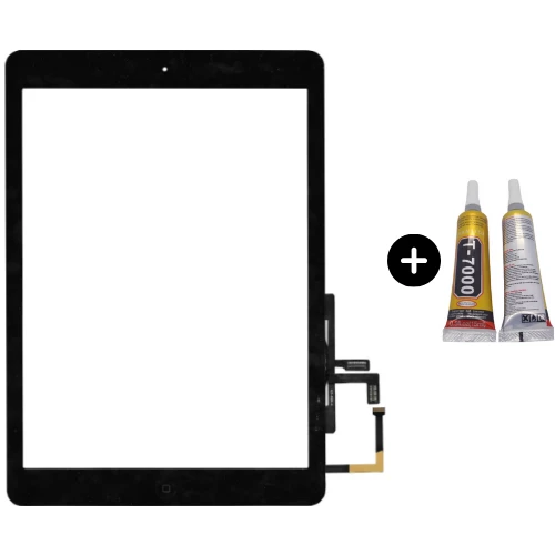 iPad Air 1.Nesil A1474-A1475-A1476 Uyumlu Home Tuşlu Dokunmatik Siyah + B7000