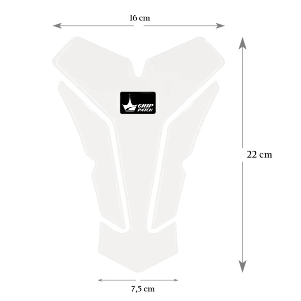Grippatch Aprilla, KTM, Kawasaki, Suzuki ile Uyumlu Universal Şeffaf Tank Pad GT09 - 1
