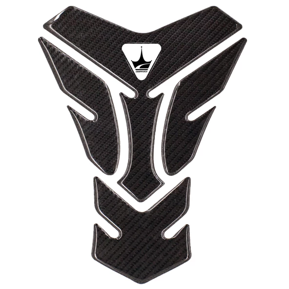 Grippatch Triumph Motosikletler ile Uyumlu Universal 6D Karbon Tank Pad GC06 - 1