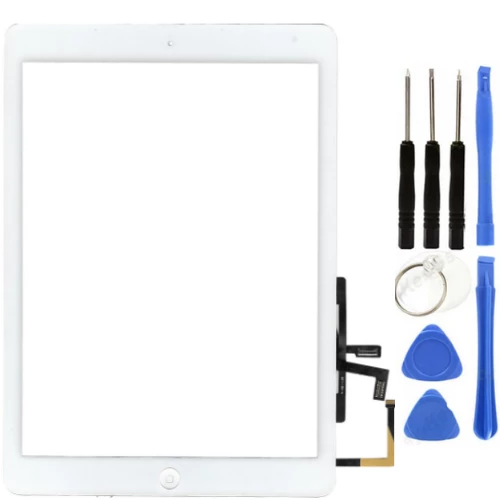 iPad Air 1.Nesil A1474-A1475-A1476 Uyumlu Home Tuşlu Dokunmatik Beyaz + Tamir Seti