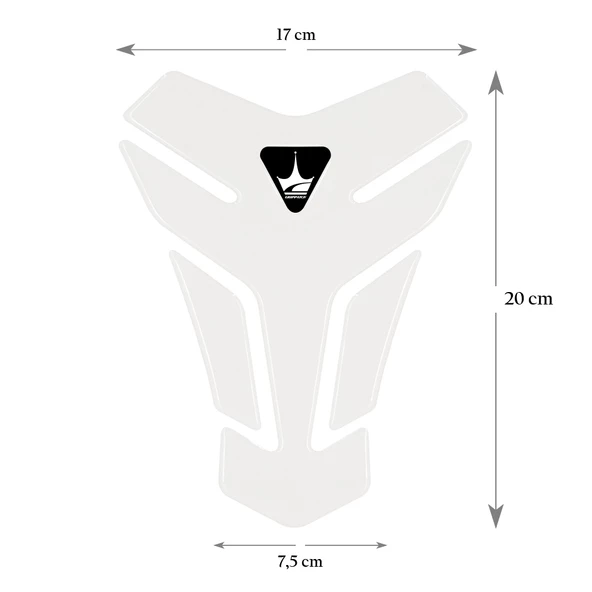 Grippatch Triumph Motosikletler ile Uyumlu Universal Şeffaf Tank Pad GT01 - Resim 2