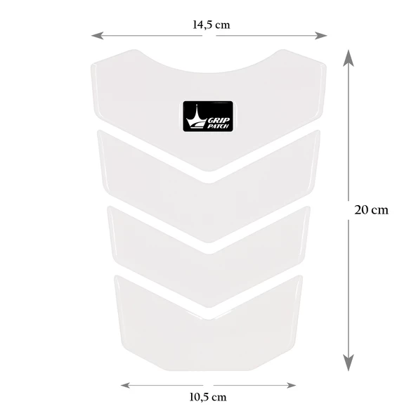 Grippatch Aprilla, KTM, Kawasaki, Suzuki ile Uyumlu Universal Şeffaf Tank Pad GT02 - 2