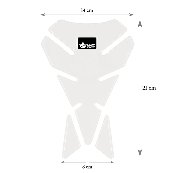 Grippatch Aprilla, KTM, Kawasaki, Suzuki ile Uyumlu Universal Şeffaf Tank Pad GT04 - Resim 2