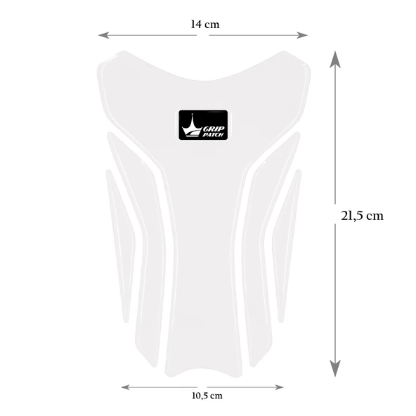 Grippatch Aprilla, KTM, Kawasaki, Suzuki ile Uyumlu Universal Şeffaf Tank Pad GT07 - Resim 2