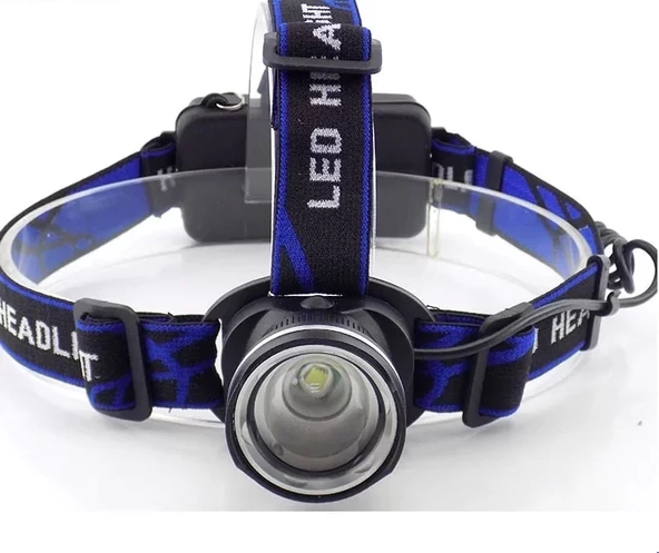 F-823 Xlm T6 Led Su Geçirmez Şarjlı Kafa Lambası - Resim 3