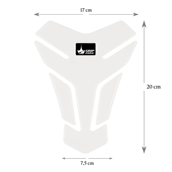 Grippatch Aprilla, KTM, Kawasaki, Suzuki ile Uyumlu Universal Şeffaf Tank Pad GT01 - 2