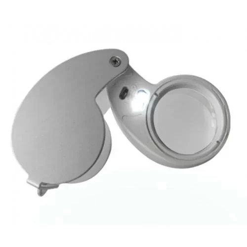 Mini 40x25mm Takı Büyüteç, Cep Büyüteç, Teftiş, Elmas Pullar, Madeni Kontrol Lup Mg21011 - 4