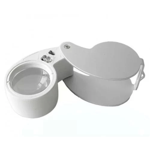 Mini 40x25mm Takı Büyüteç, Cep Büyüteç, Teftiş, Elmas Pullar, Madeni Kontrol Lup Mg21011 - 3