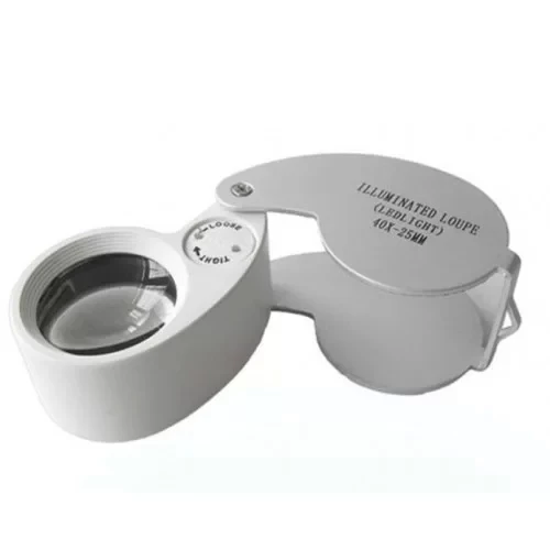 Mini 40x25mm Takı Büyüteç, Cep Büyüteç, Teftiş, Elmas Pullar, Madeni Kontrol Lup Mg21011 - 2