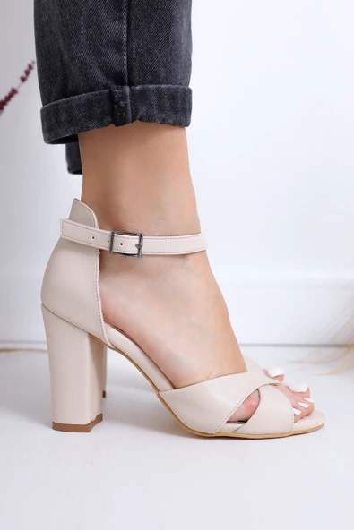 Jany Topuklu Ten Cilt Ayakkabı - Resim 3