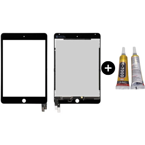 iPad Mini 5 A2124-A2125-A2126-A2133 Uyumlu HK Lcd Dokunmatik Full Siyah + B7000