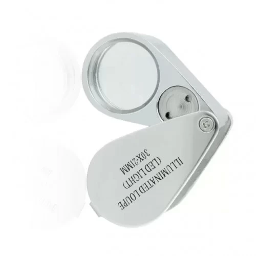 Kontrol, Için Özel Kutulu Metal Işıklı Lup 30x21 - Resim 7