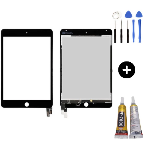 iPad Mini 5 A2124-A2125-A2126-A2133 Uyumlu HK Lcd Dokunmatik Full Siyah + Montaj Seti
