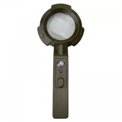 7 Led Aydınlatma,fener,pusula,4x Büyütme Okuma Büyüteç  Th600557 - Resim 3