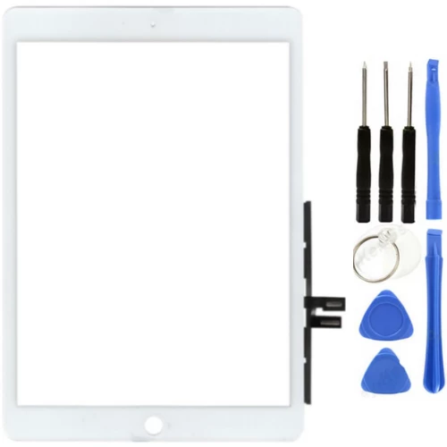 iPad 5.Nesil A1822-A1823 Uyumlu A Kalite Dokunmatik Beyaz + Tamir Seti